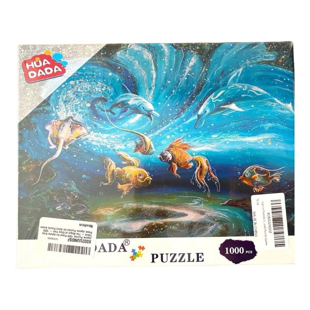 1000 pcs The magic of glow fish jigsaw puzzle